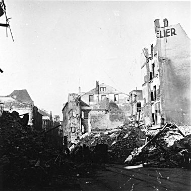 Hagen nach dem Luftangriff vom 1. Oktober 1943 - Elberfelder Strae