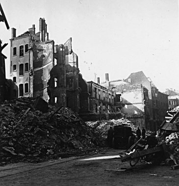 Hagen nach dem Luftangriff vom 1. Oktober 1943 - Elberfelder Strae