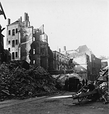 Hagen nach dem Luftangriff vom 1. Oktober 1943 - Elberfelder Strae