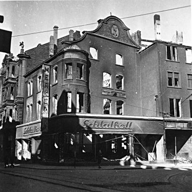 Hagen nach dem Luftangriff vom 1. Oktober 1943 - Elberfelder Straße