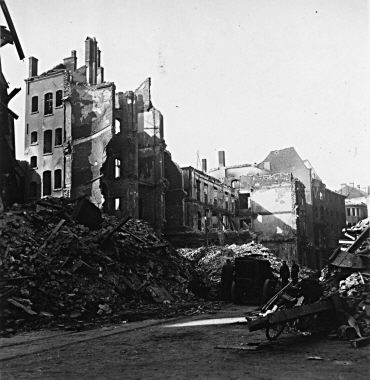 Hagen nach dem Luftangriff vom 1. Oktober 1943 - Elberfelder Strae