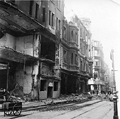 Hagen nach dem Luftangriff vom 1. Oktober 1943 - Elberfelder Strae