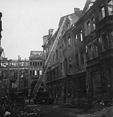 Hagen nach dem Luftangriff vom 1. Oktober 1943