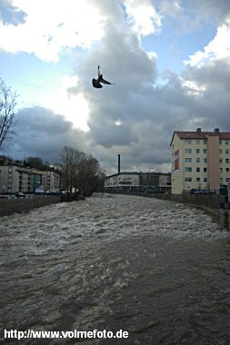 Nach dem Sturm - Volme führt Hochwasser