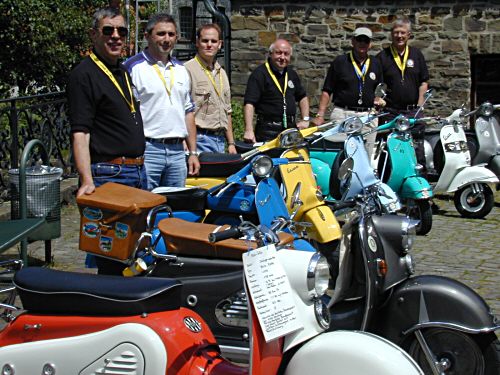 Parkplatz des Vespa-Clubs Hagen