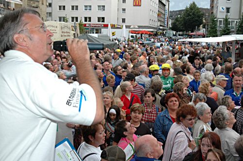 Absprung ber dem Friedrich-Ebert-Platz