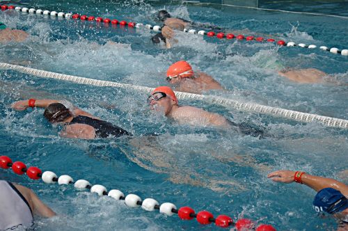 14. Hagener Triathlon - 500 Meter Schwimmen im Hengstey-Freibad