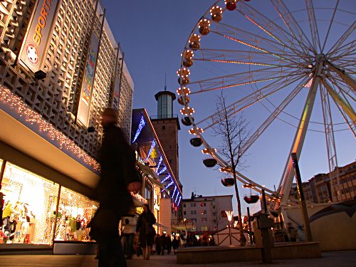 Auf dem Friedrich-Ebert-Platz